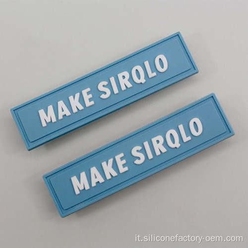 Logo personalizzato OEM Factory Free Design Rubber Logo